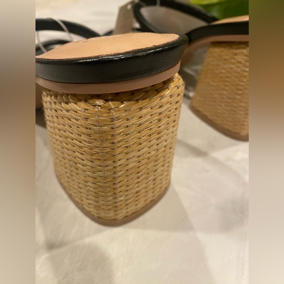 NWT A New Day Women’s Black 2 Strap Clog Heels - Picture 4 of 5